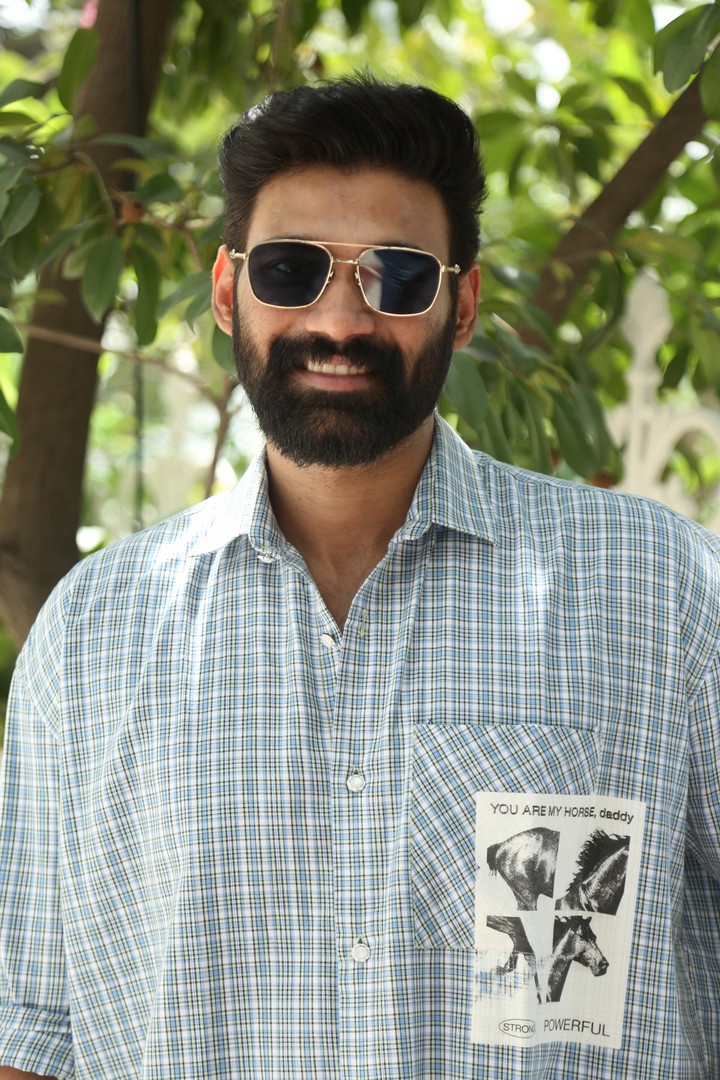 Bellamkonda Sai Sreenivas stylish checkered shirt with humor