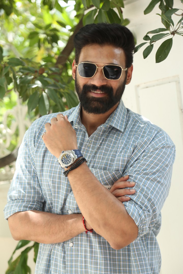 Bellamkonda Sai Sreenivas classic checkered shirt bold watch