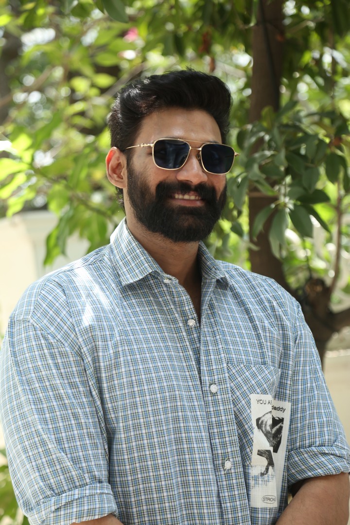 Bellamkonda Sai Sreenivas charm in checkered shirt confident stance