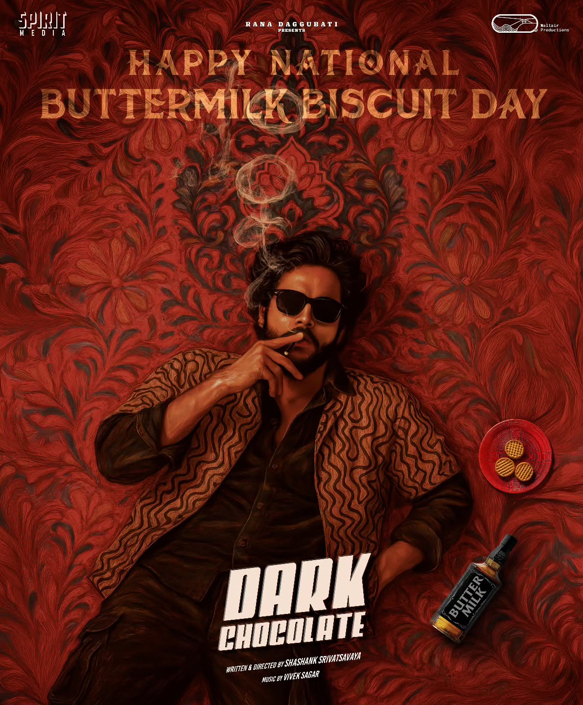 Dark Chocolate poster release on National Buttermilk Biscuit Day