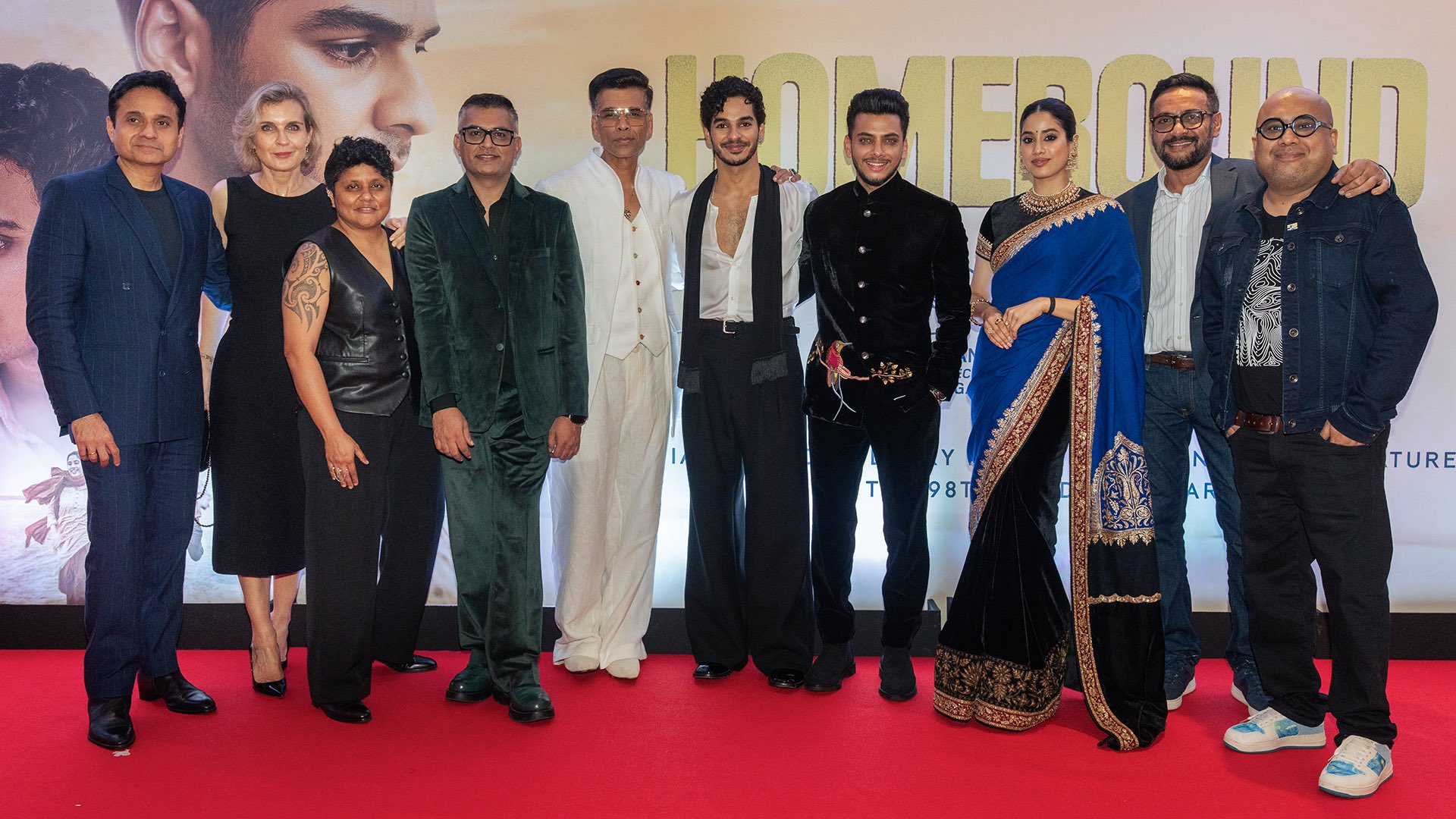 Homebound cast and crew at premiere