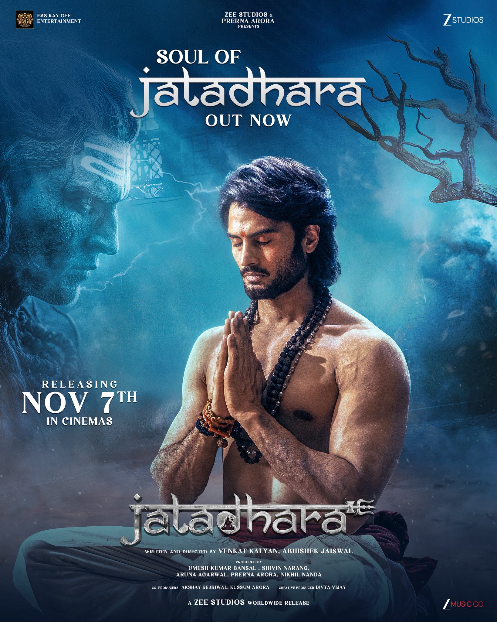 Jatadhara theatrical release Telugu and Hindi November 7 2025