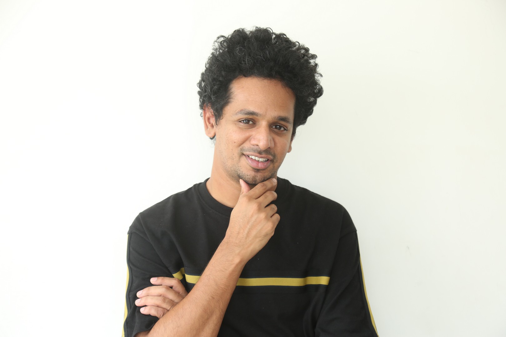 Karthik Gattamneni stylish stance with casual charm captured perfectly