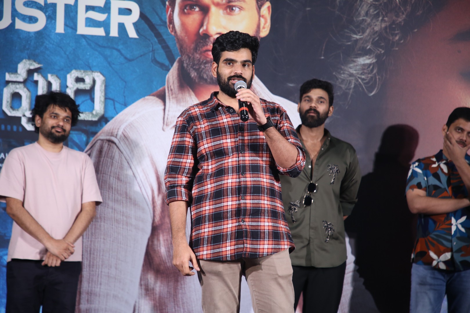 Director sharing experience at event