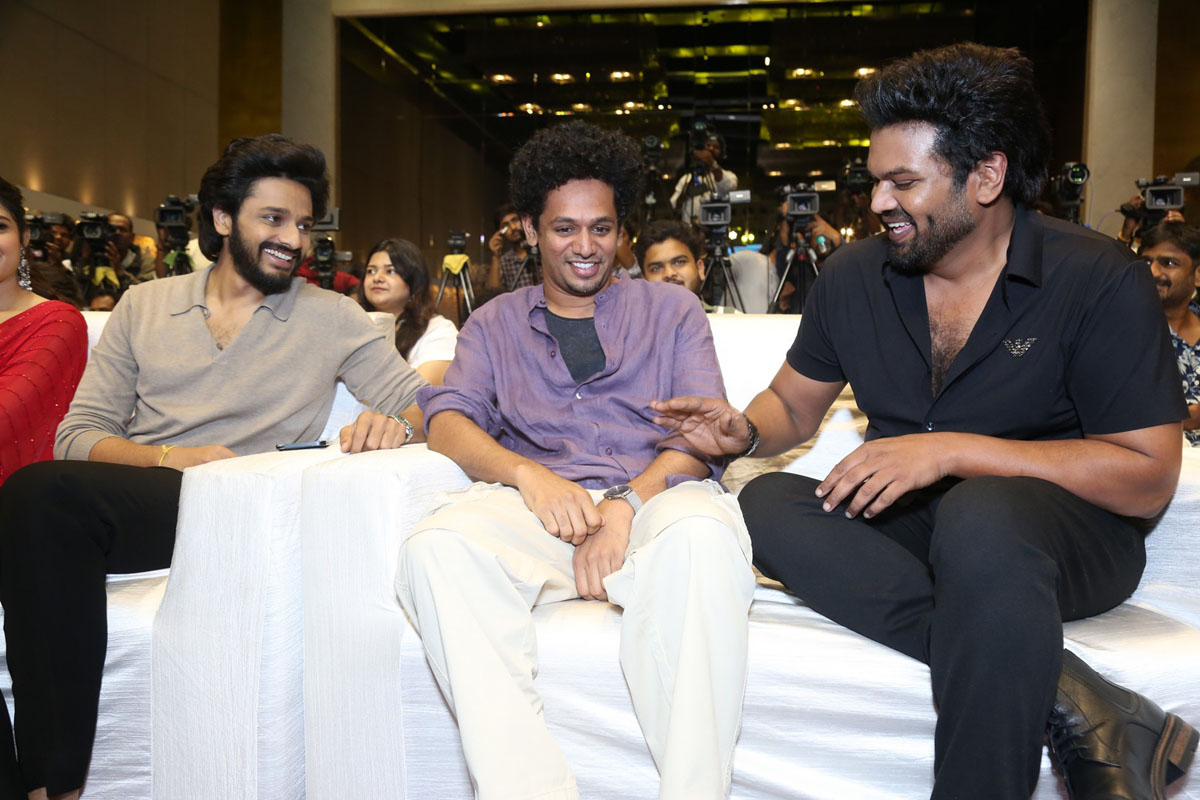 Teja Sajja, Manoj, and Karthik in conversation