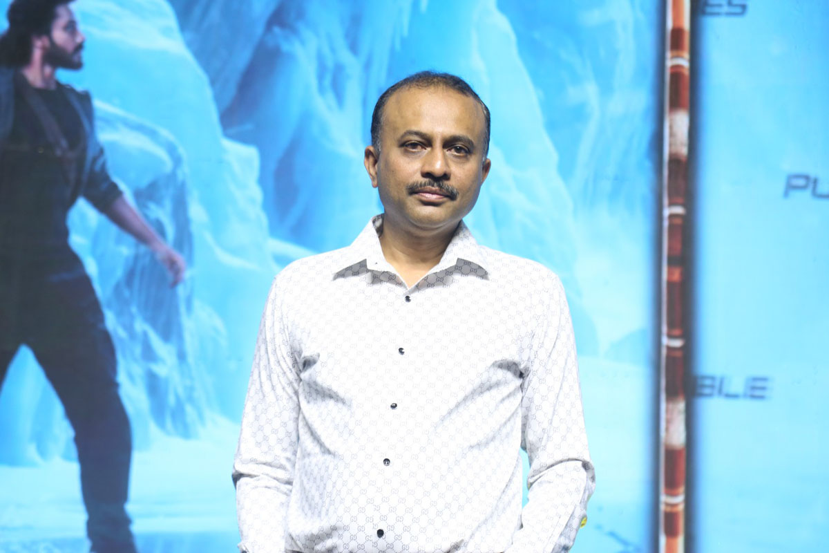 TG Vishwa Prasad on stage during event