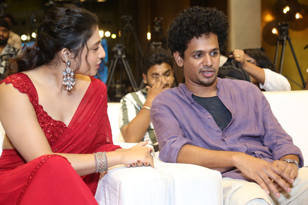 Ritika Nayak with Karthik Gattamneni in discussion