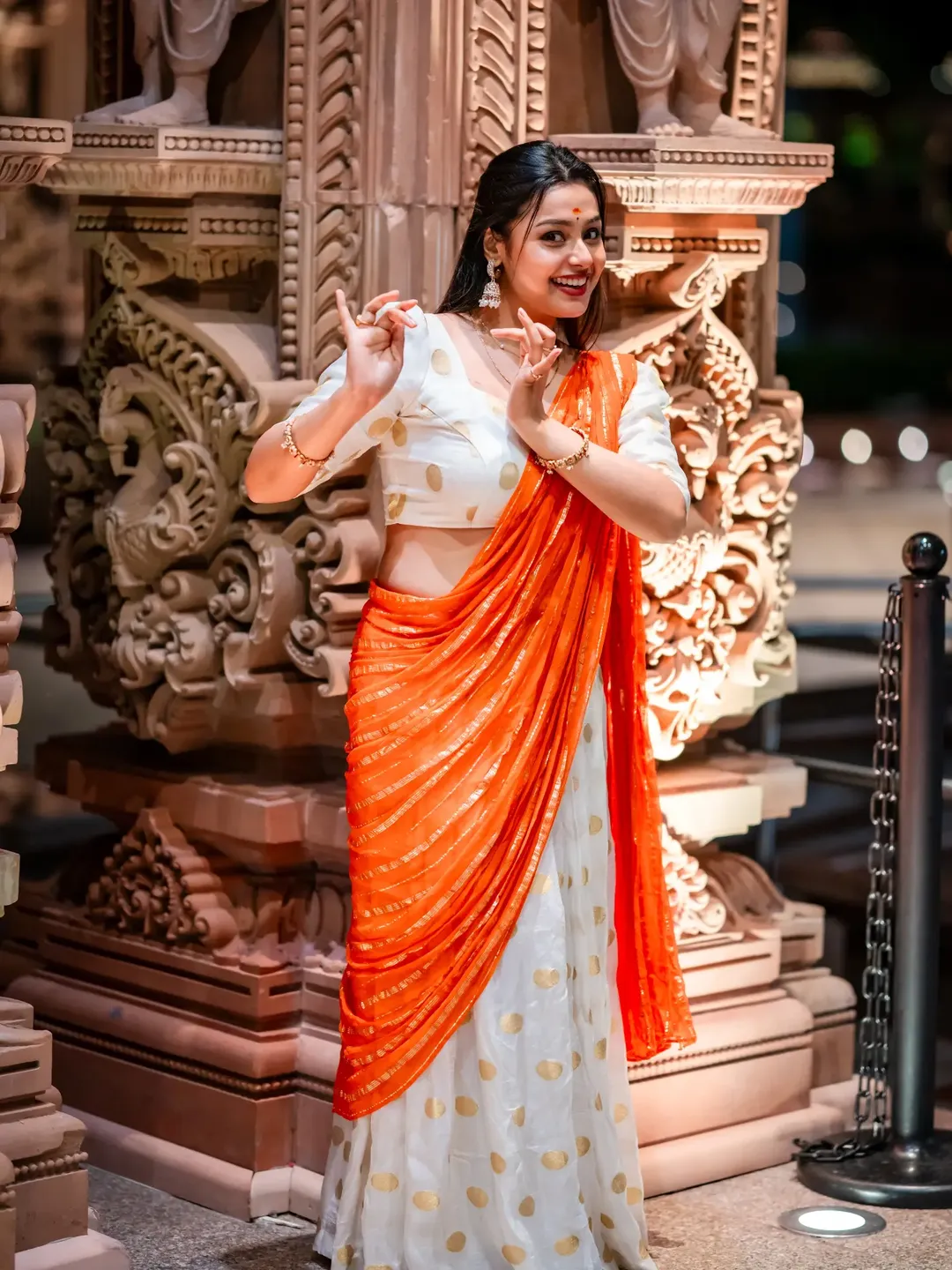 Moksha blends charm grace and mischief with timeless style