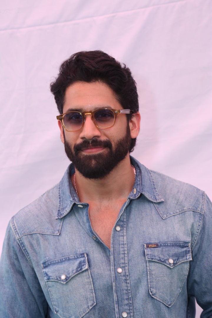 Naga Chaitanya cool denim style with blurred face