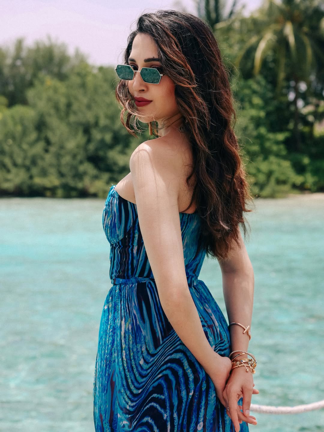 Neha Shetty chic beachside look with ocean vibes