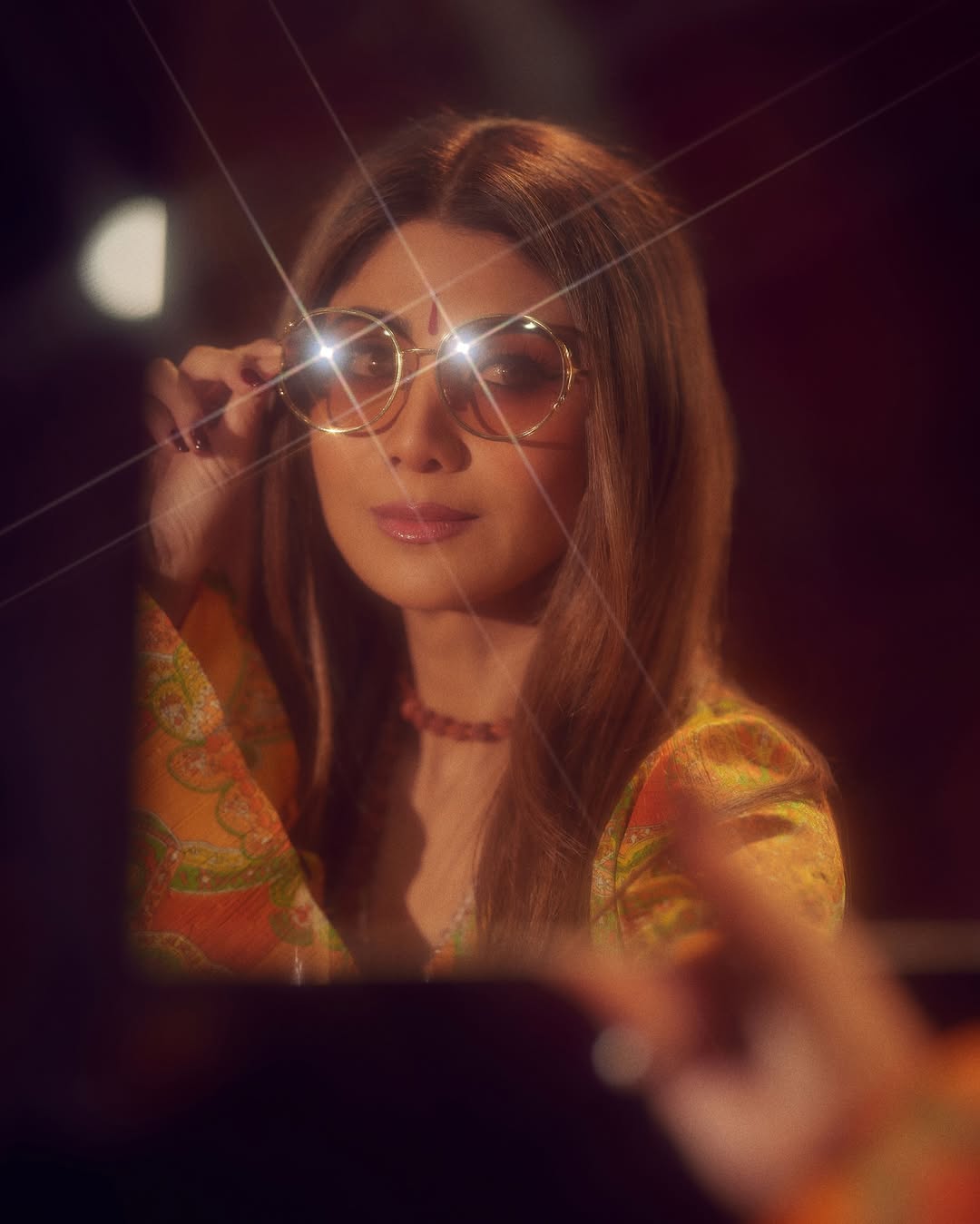 Shilpa Shetty radiates elegance with playful sparkle vibes