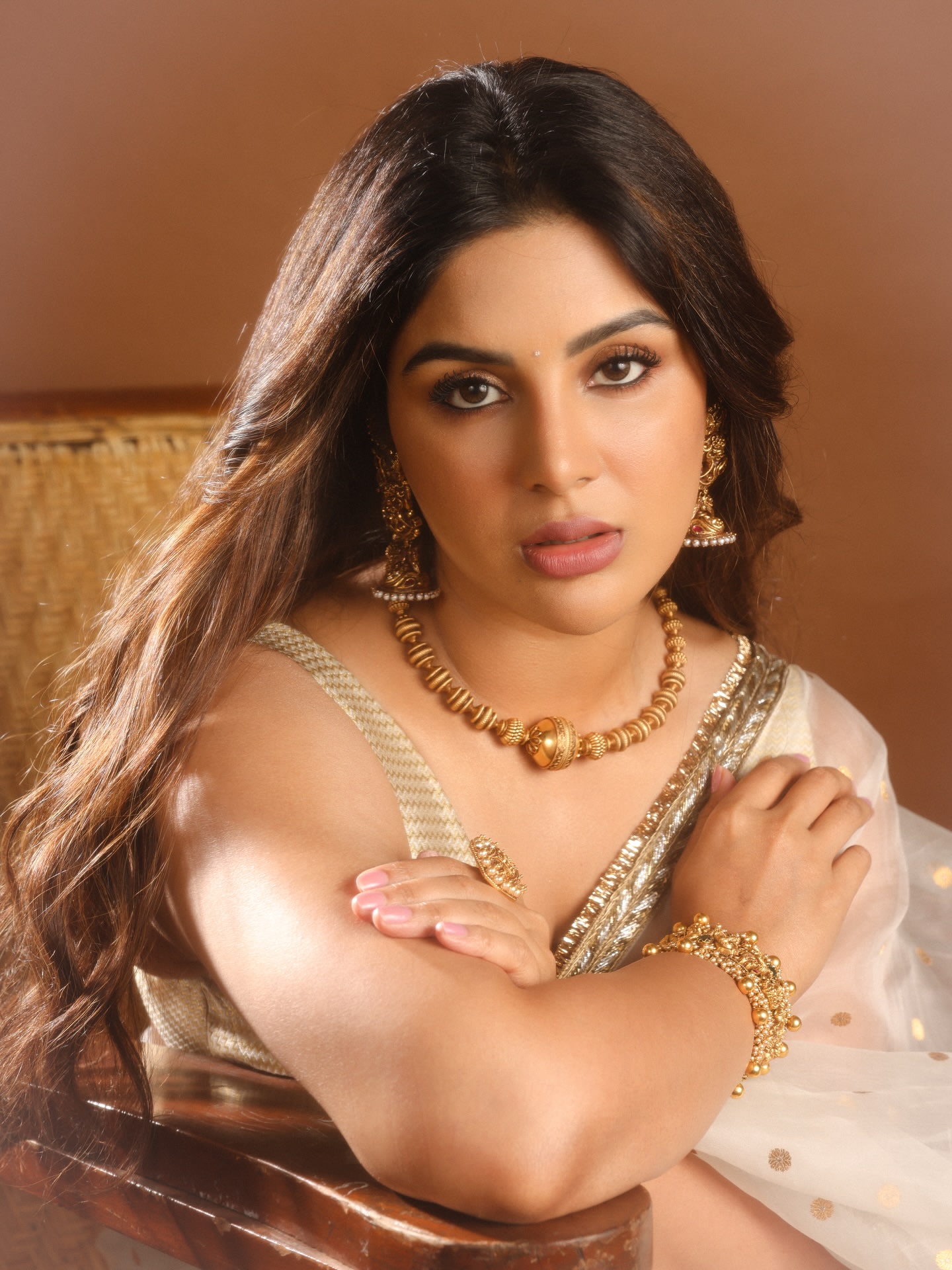 Samyuktha Menon’s Regal Golden Saree