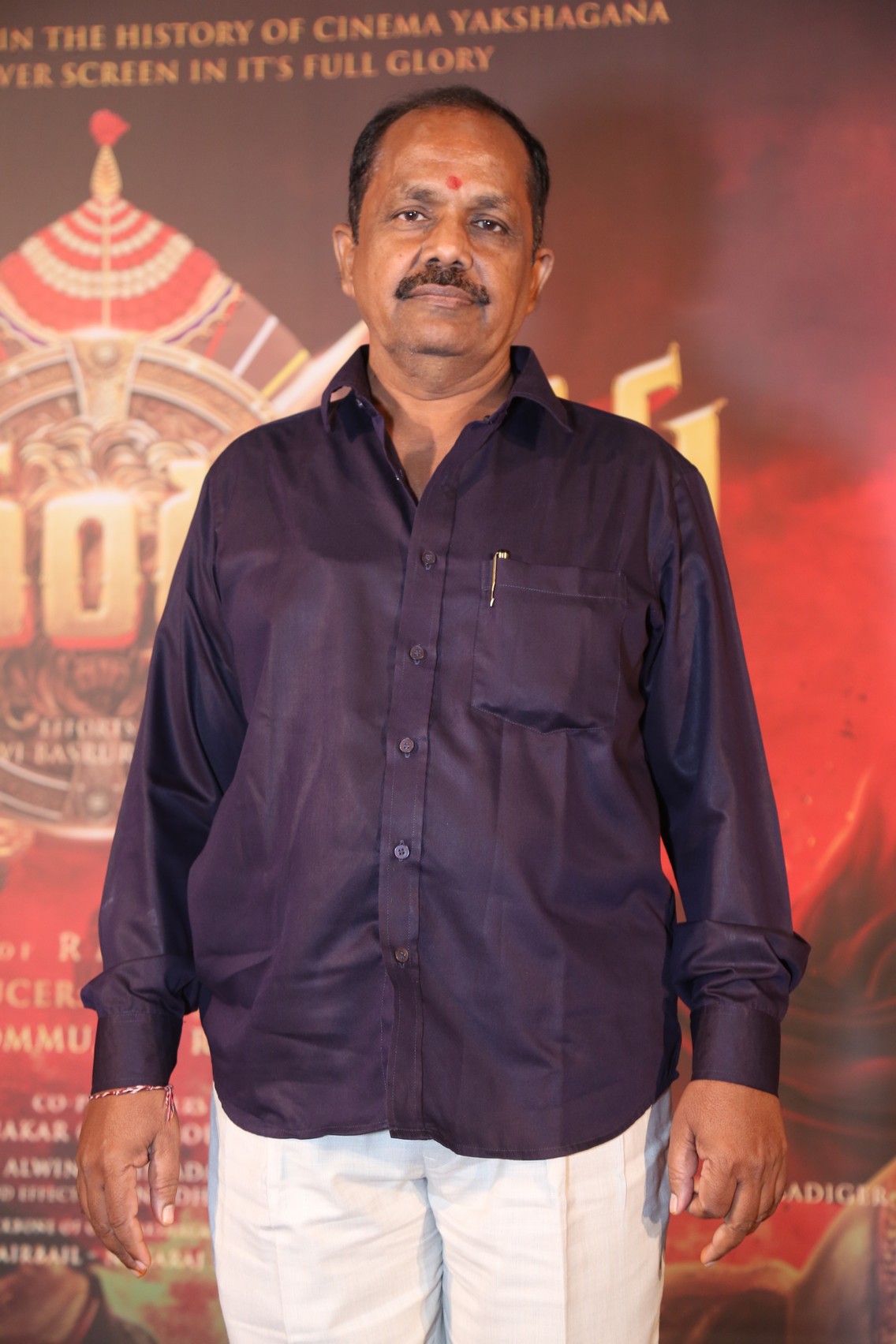 Producer M Venkata Radhakrishna posing for cameras