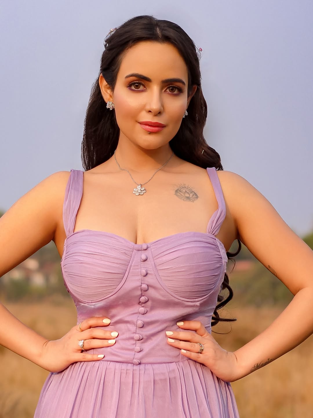 Aanchal Munjal blending elegance with bold lavender charm