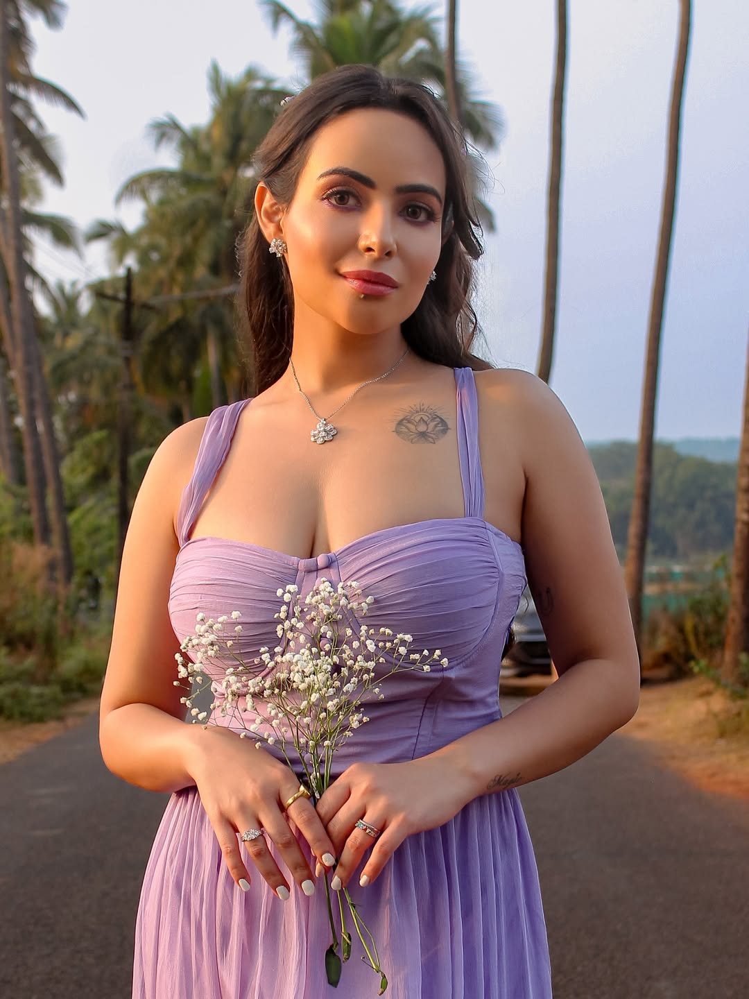 Aanchal Munjal in lavender bloom with nature’s charm
