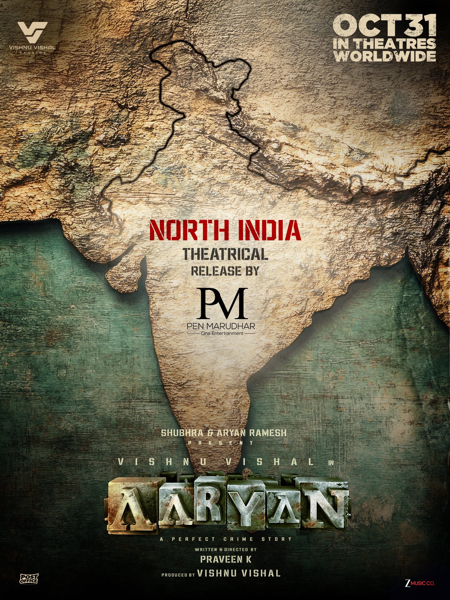 Aaryan North India release by Pen Movies