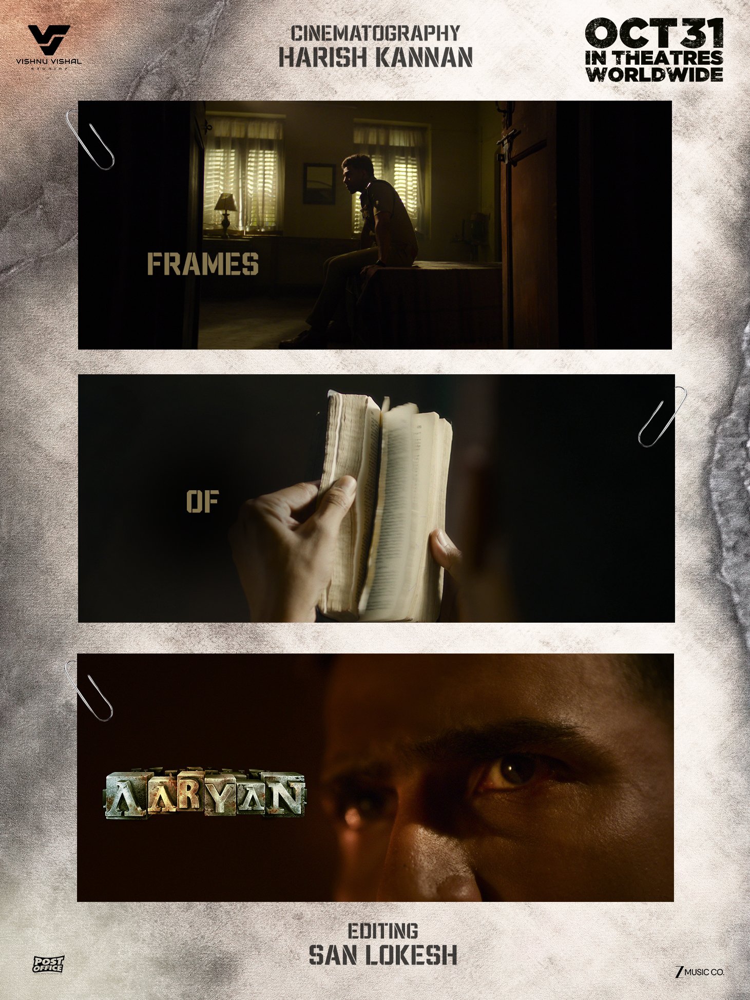 Stills from Aaryan movie by cinematographer Harish Kannan