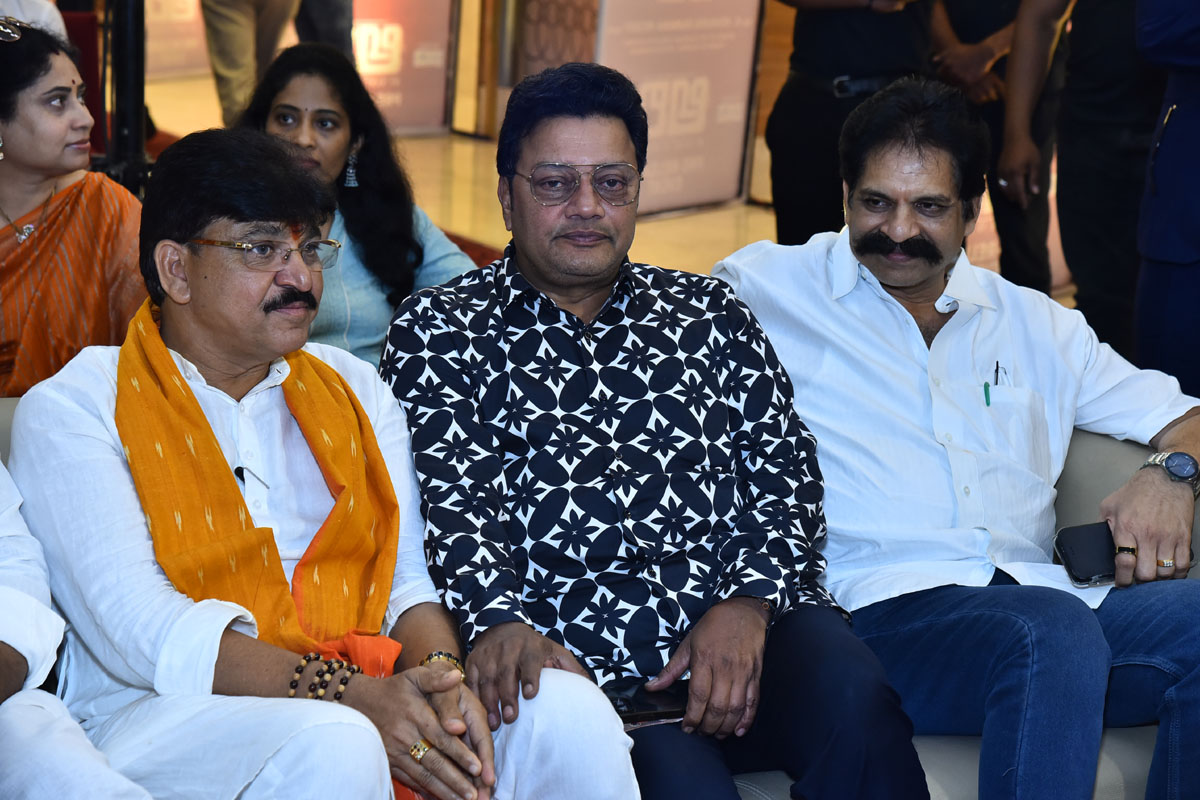 MLA, actor, and producer seated together