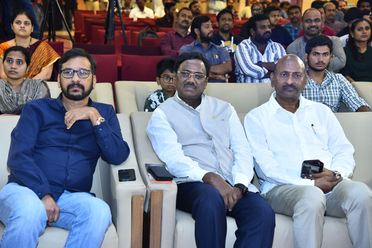 Minister G. Vivekanand seated calmly