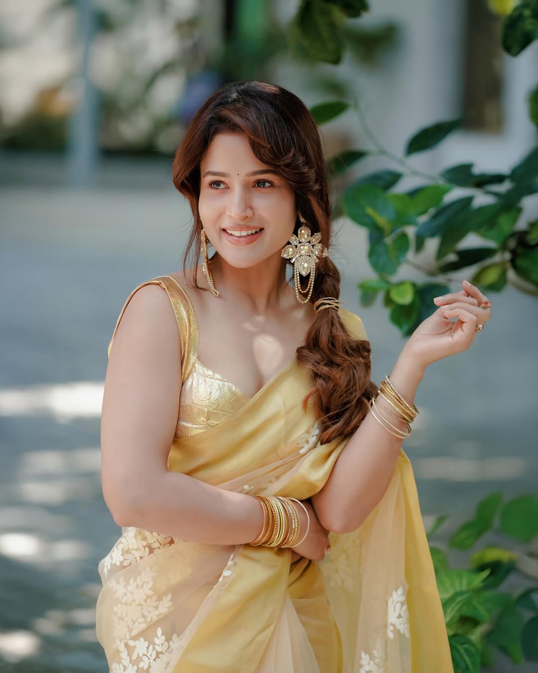 Brinda Acharya showcases timeless style and radiant charm