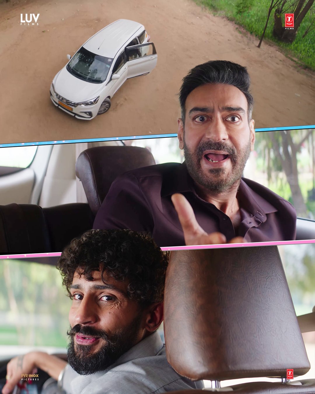 Romantic collage still from De De Pyaar De 2