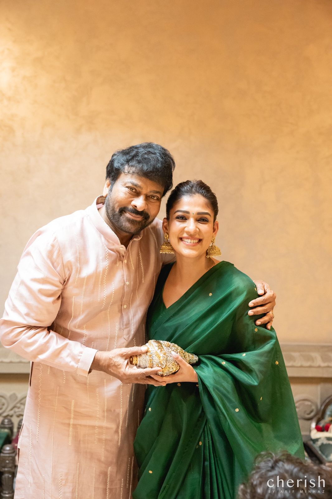 Chiranjeevi and Nayanthara Diwali celebration photo