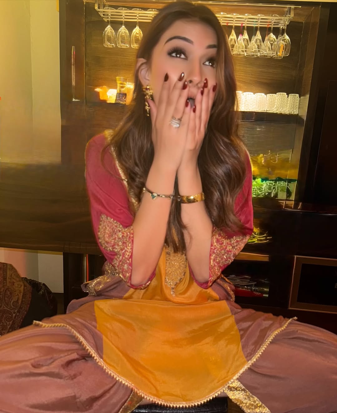Hansika Motwani blends tradition and mischief in a stunning saree