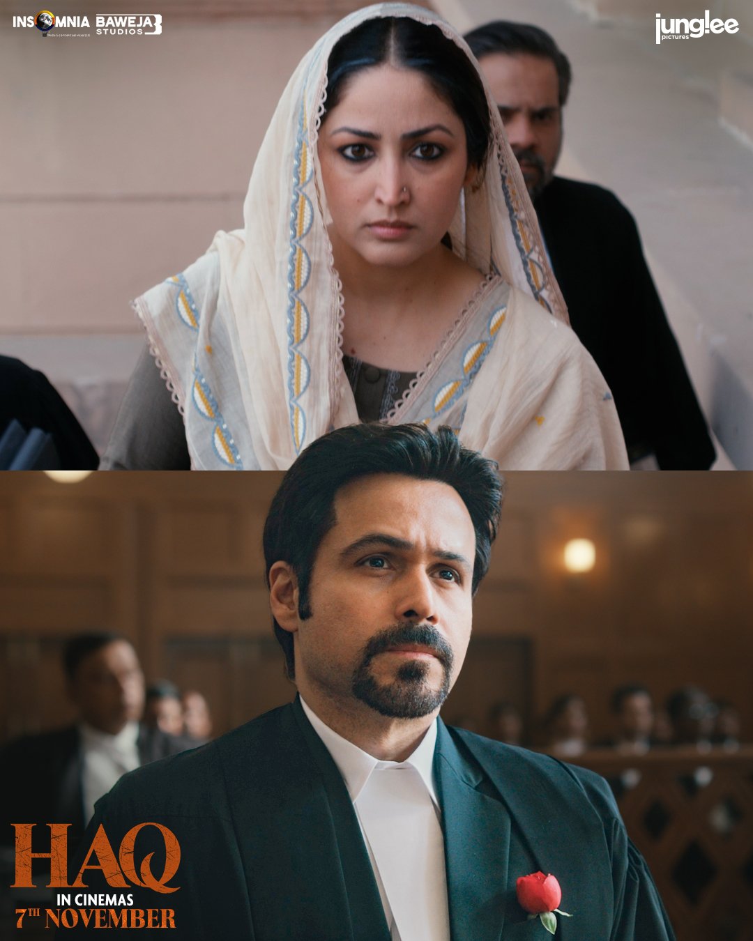Yami Gautam and Emraan Hashmi in Supreme Court scene Haq