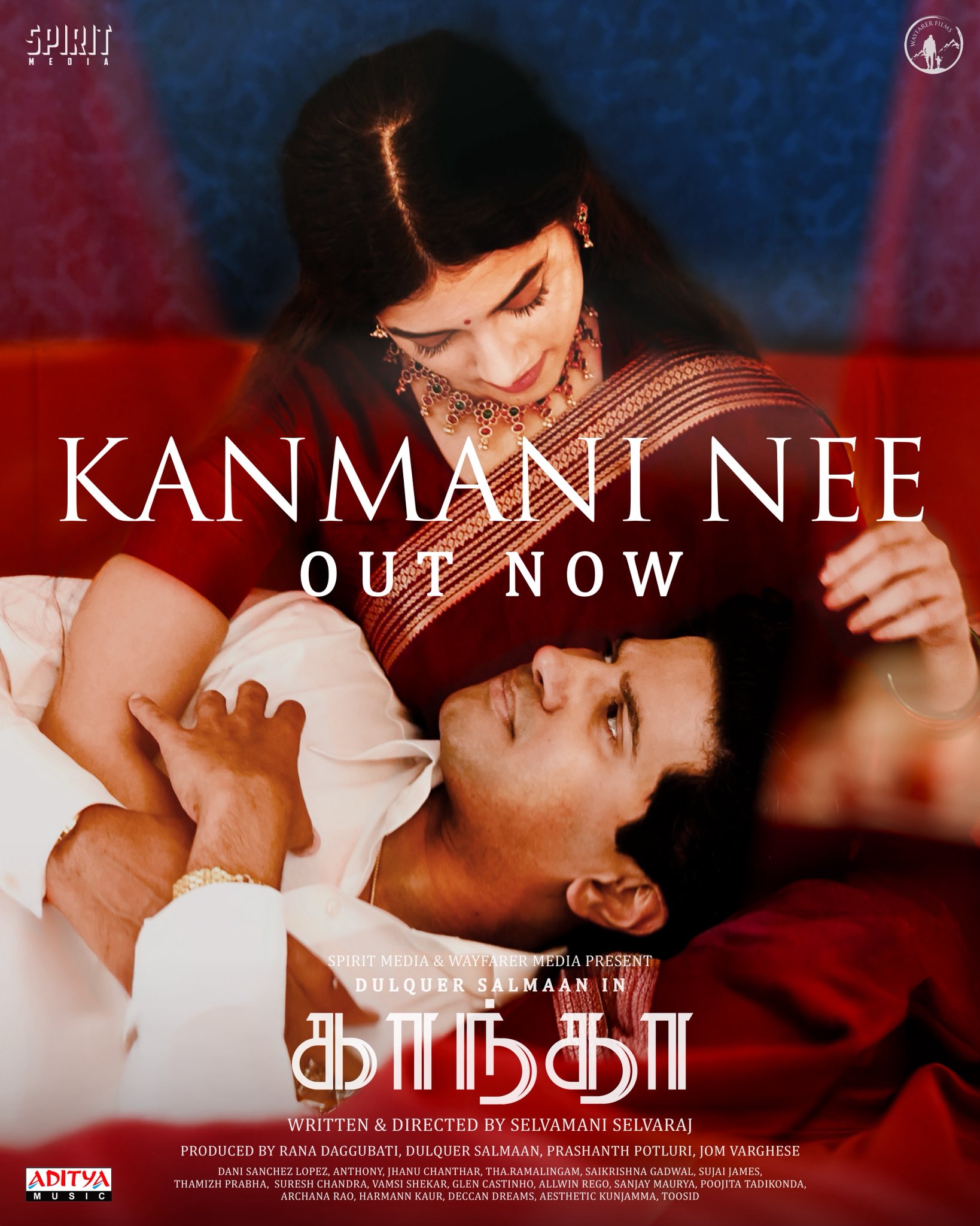 Kanmani Nee lyrical video from Kaantha available