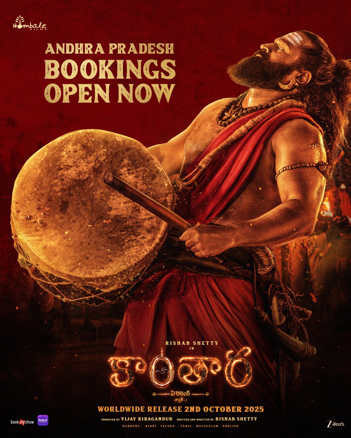 Kantara A Legend Chapter-1 ticket bookings Andhra Pradesh