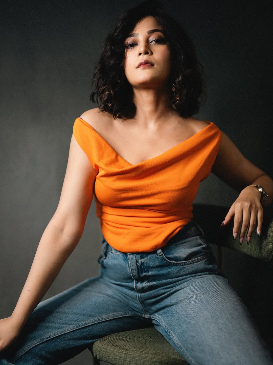 Kaveri Priyam stuns in orange with confident, chic charm