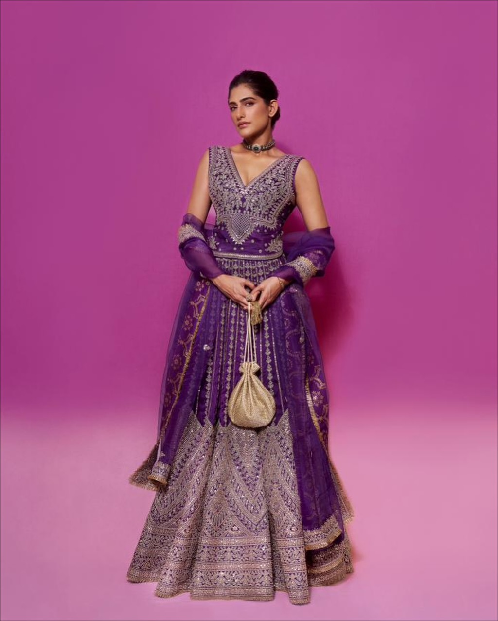 Kubbra Sait channels royalty with elegance and playful charm