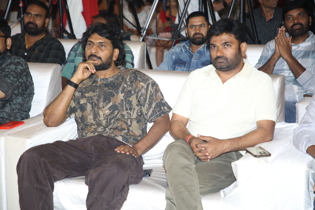 Directors Sampath Nandi and Maruthi seated together at the event