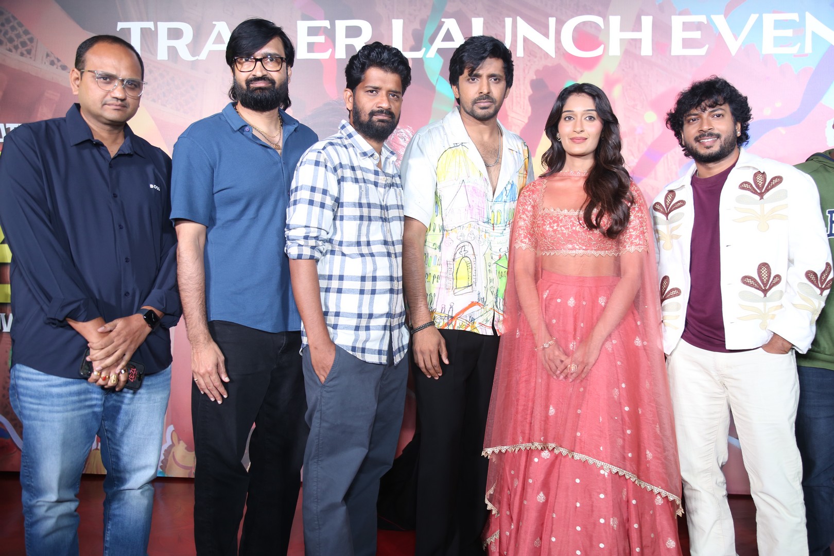 Mithra Mandali cast and crew group pose