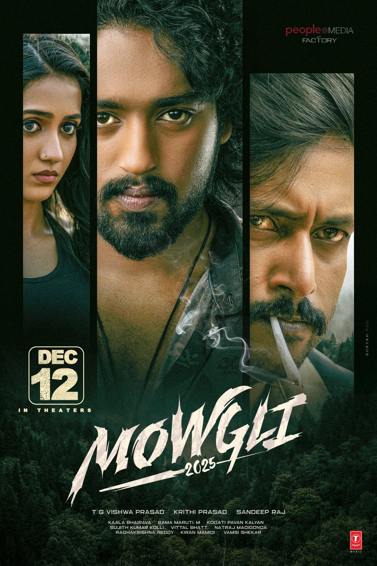 Mowgli movie worldwide release December 12 2025