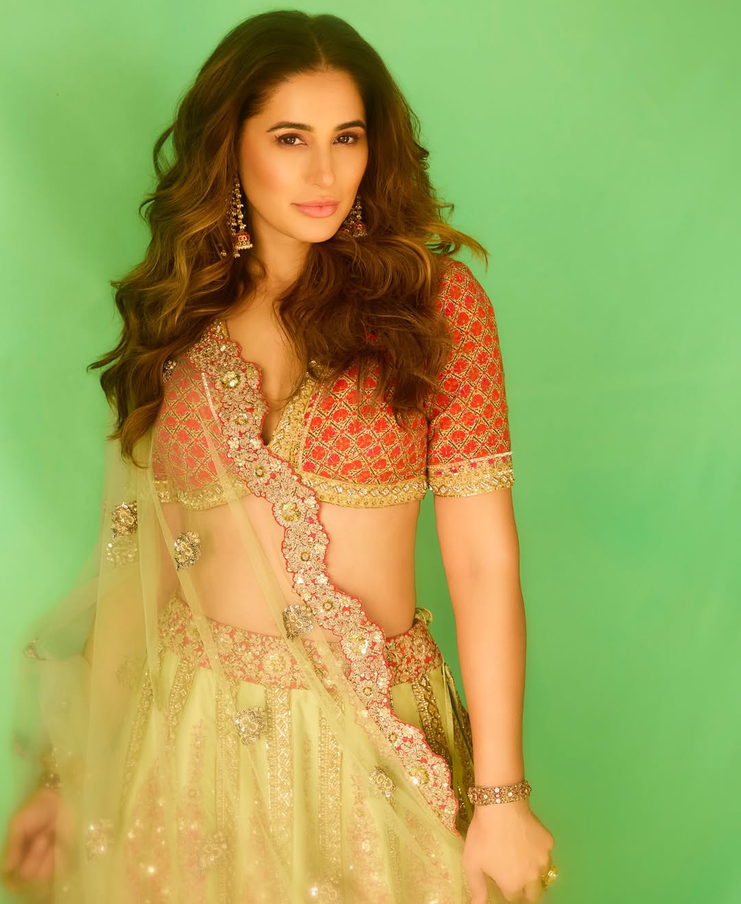Nargis Fakhri shines with elegant Bollywood glam charm