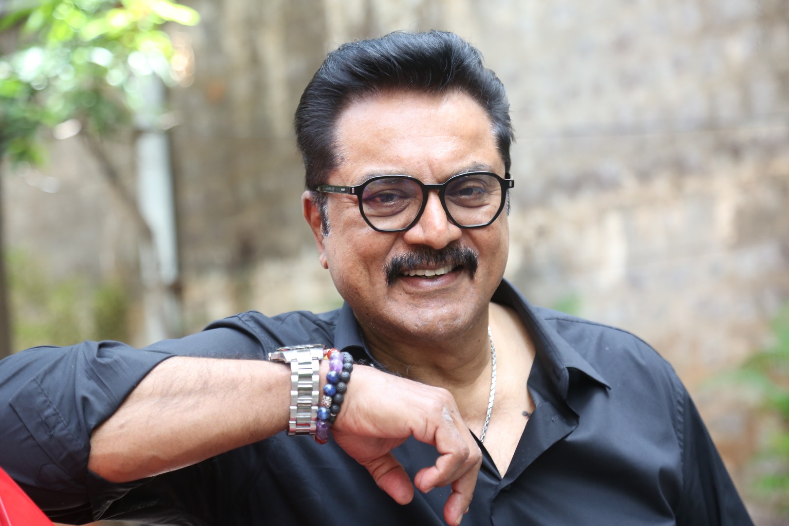 R. Sarathkumar in sharp sophisticated attire with timeless cool
