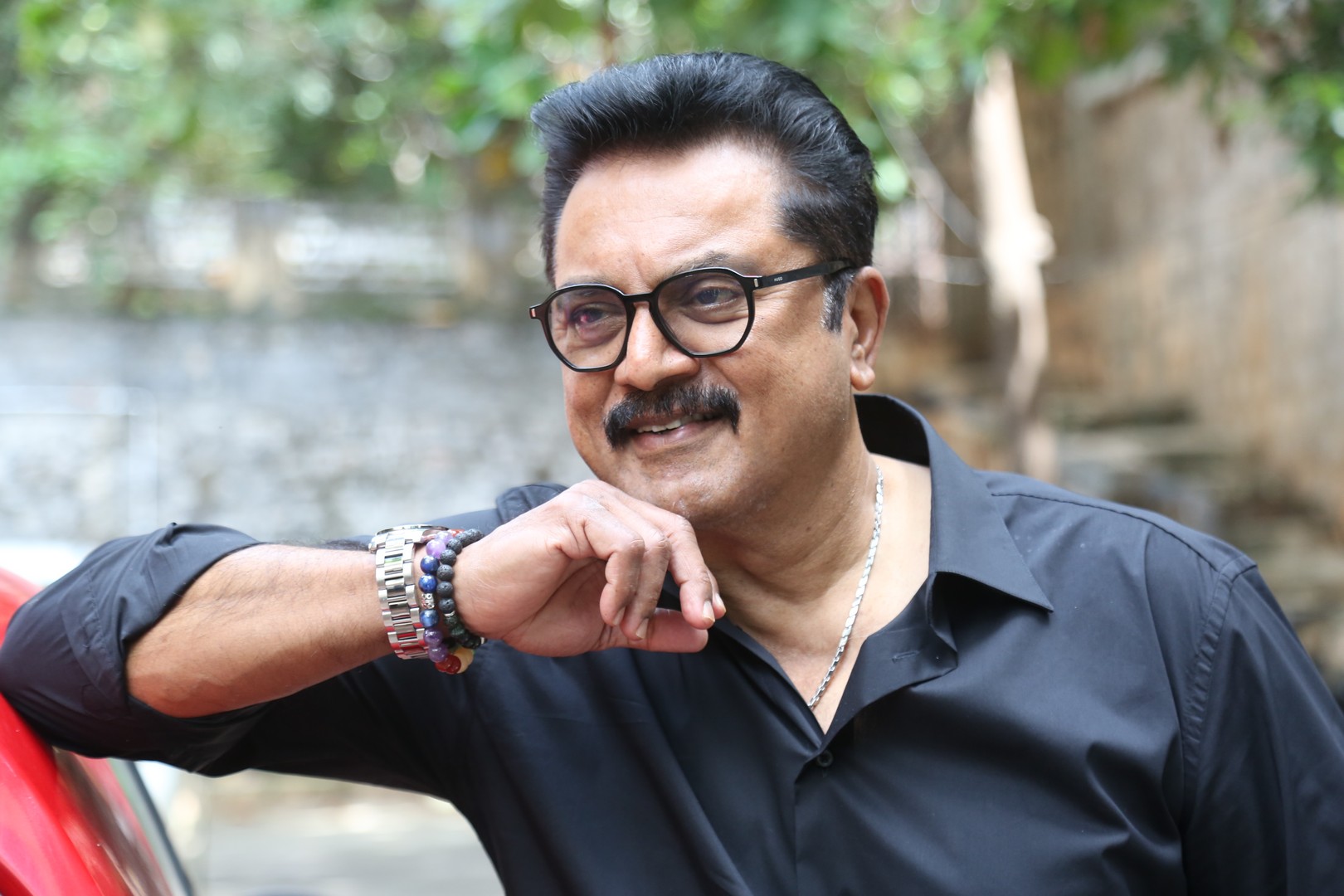 R. Sarathkumar combining classic style with charm and confident attitude