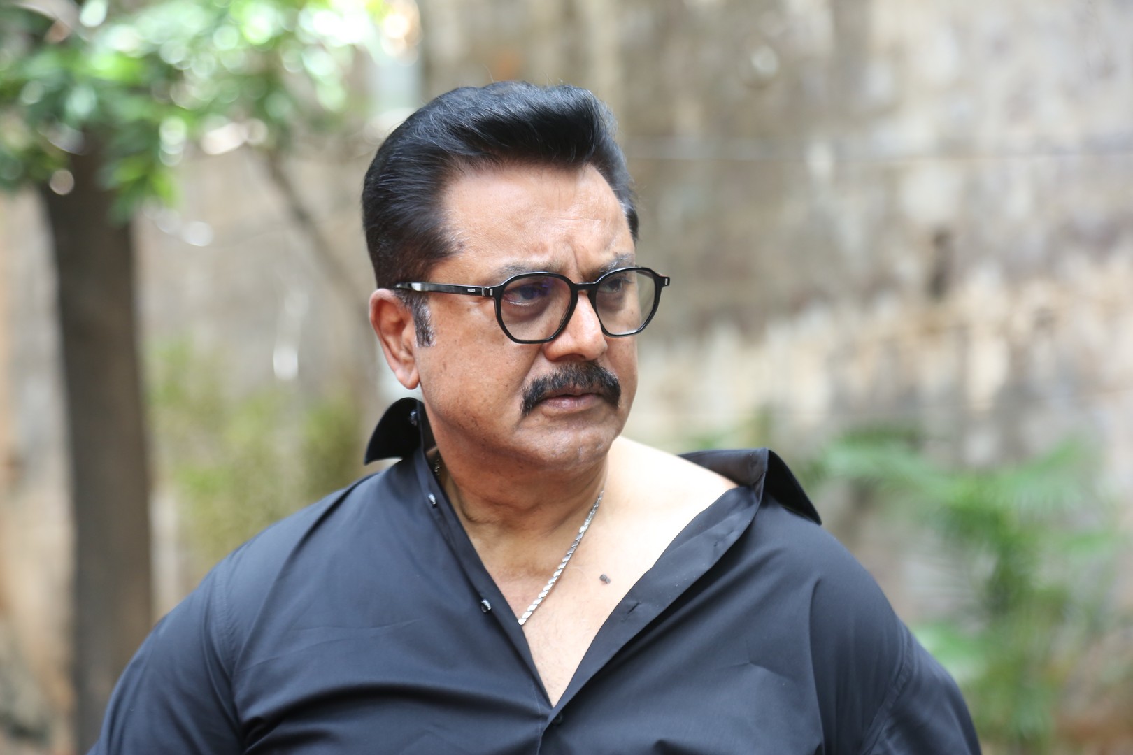 R. Sarathkumar commanding presence with sharp style and confidence
