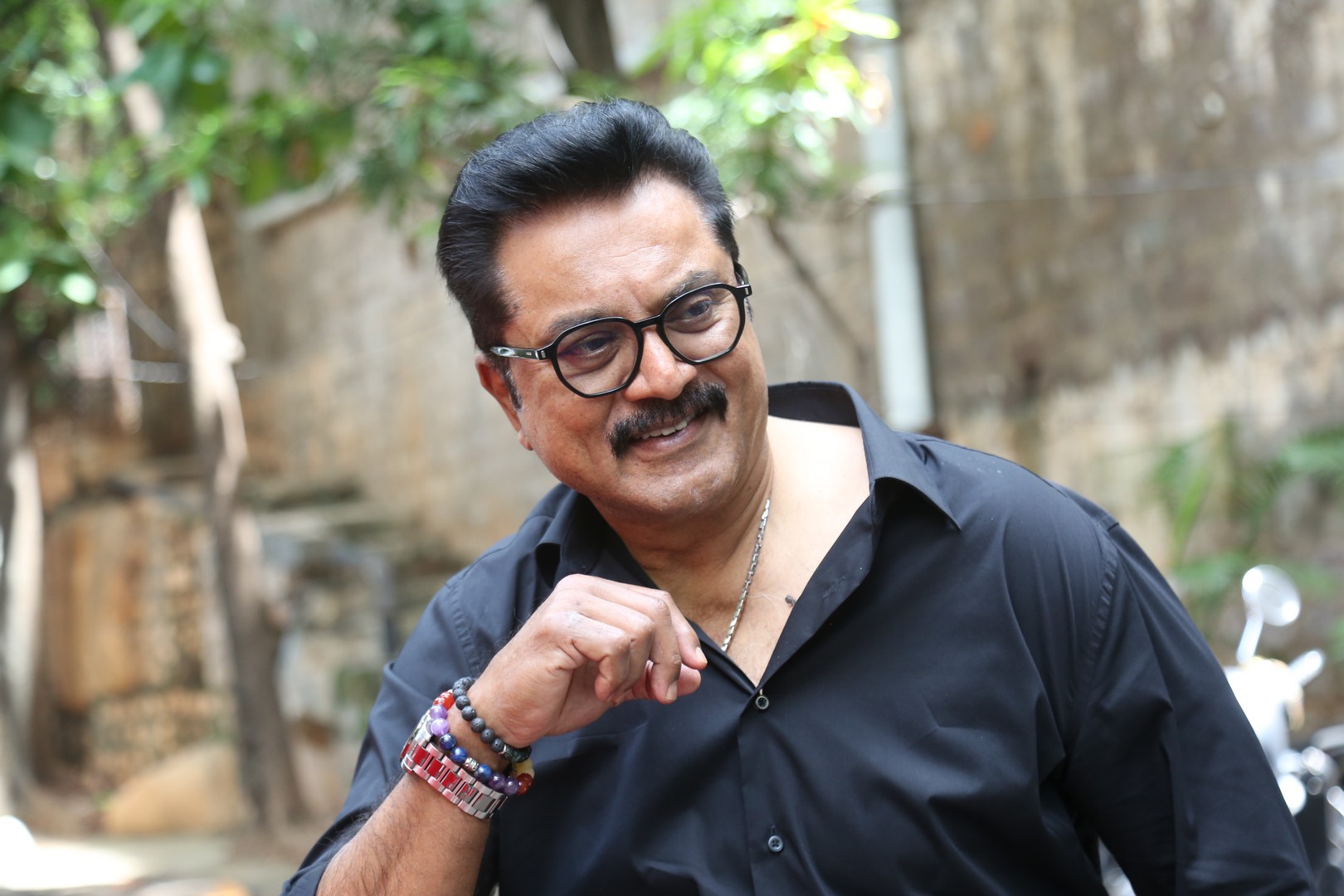 R. Sarathkumar blending style and swagger with confident smile
