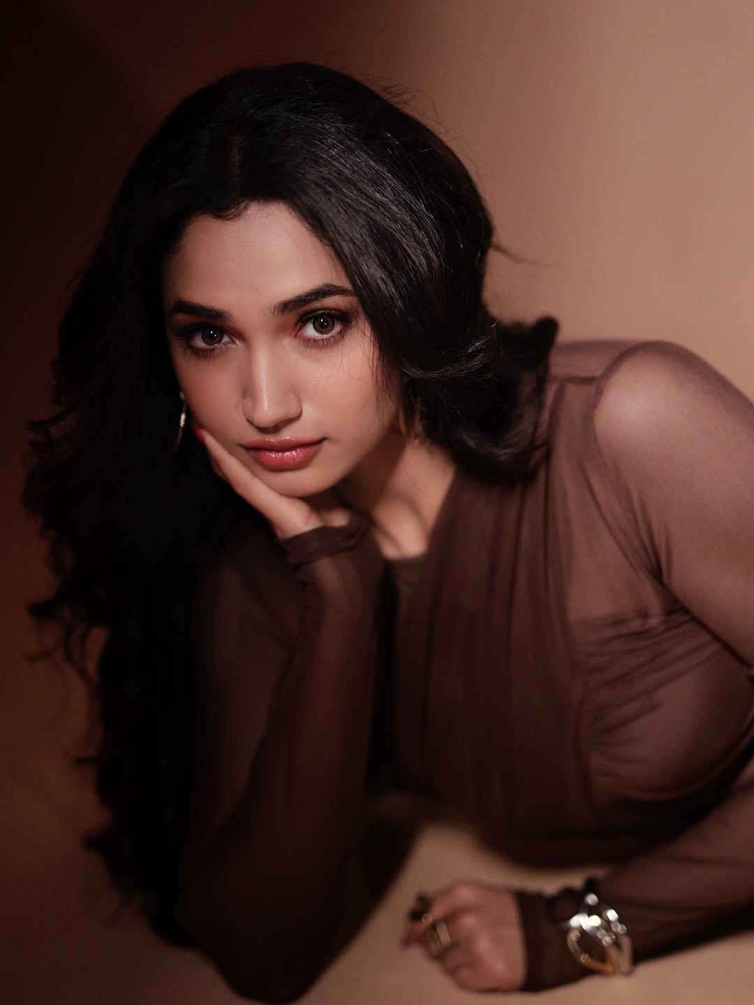 Reeshma Nanaiah stunning in bold black ensemble with flair