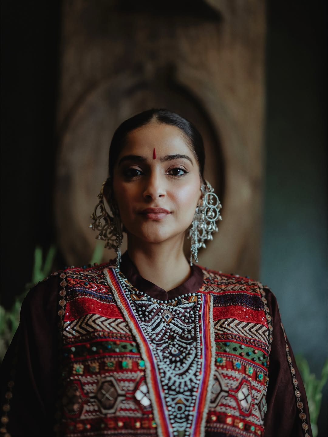 Sonam Kapoor showcasing heritage-inspired festive attire