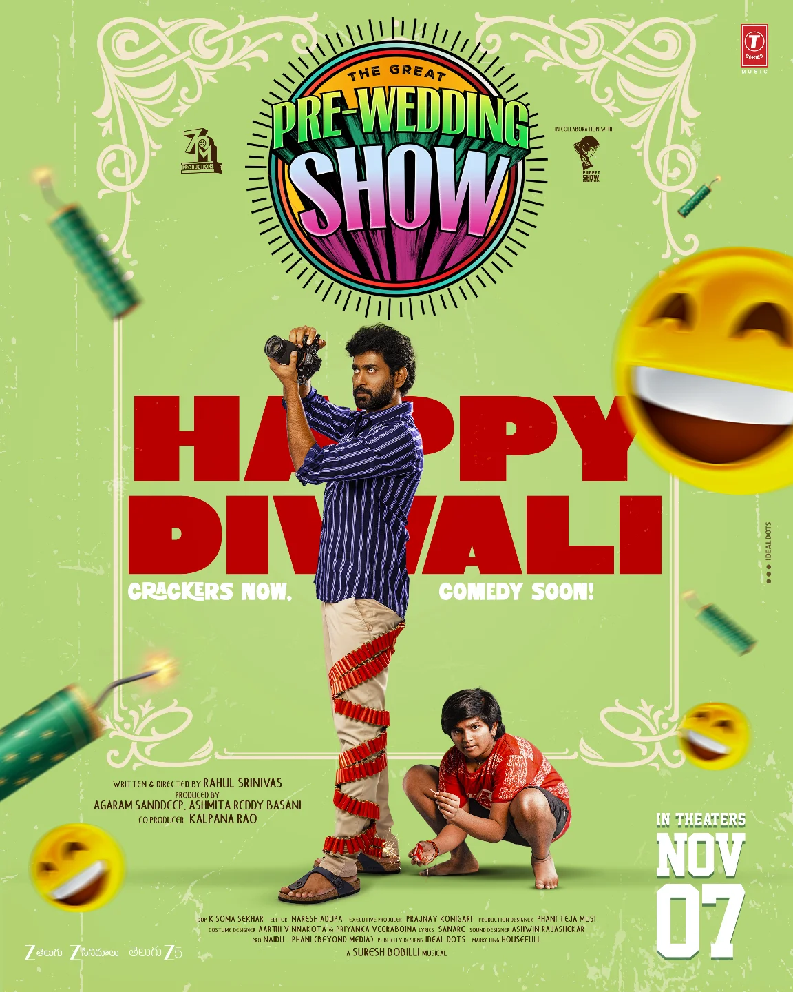 The Great Pre-Wedding Show team extends Diwali greetings