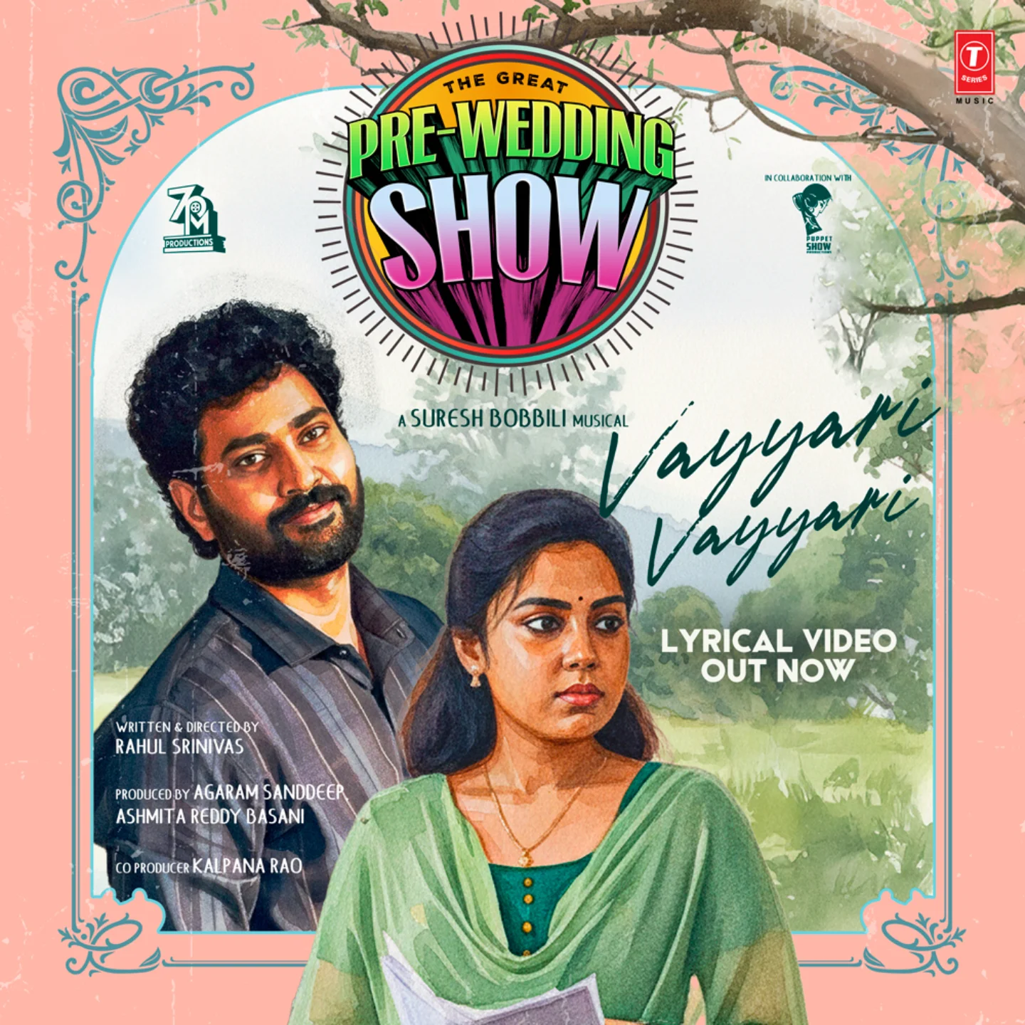 Thiruveer and Teena Sravya in Vayyari Vayyari song still