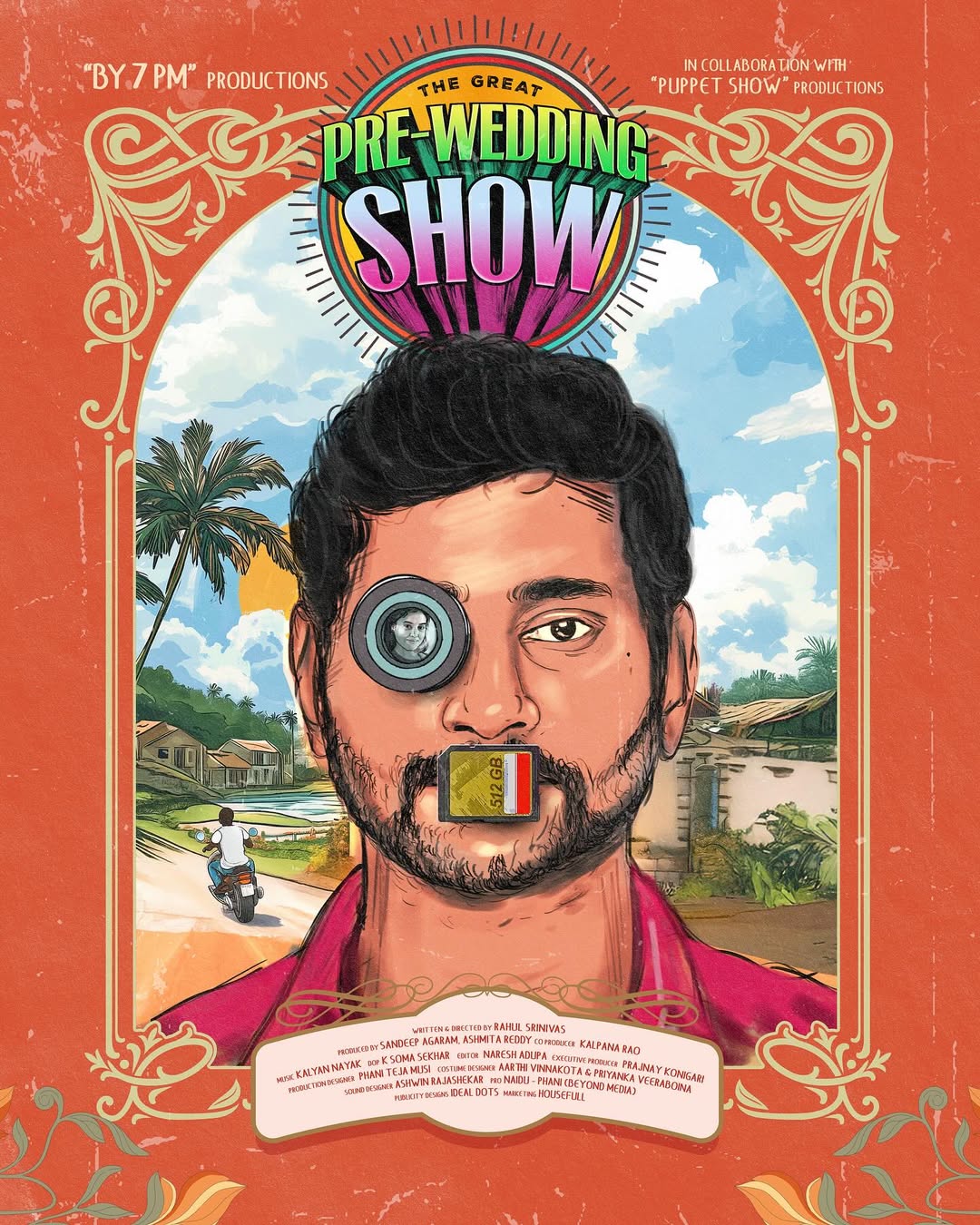 The Great Pre-Wedding Show official cartoon poster