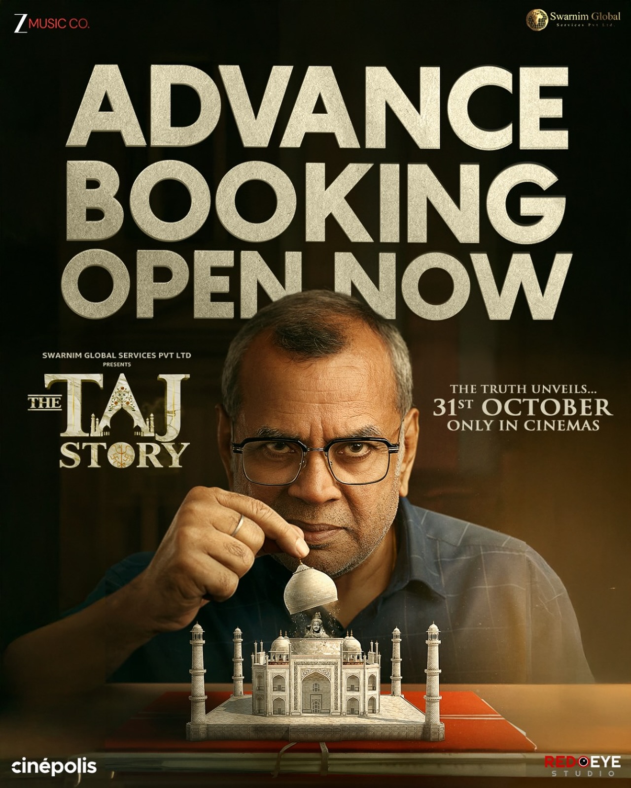 The Taj Story advance booking announcement with film visuals