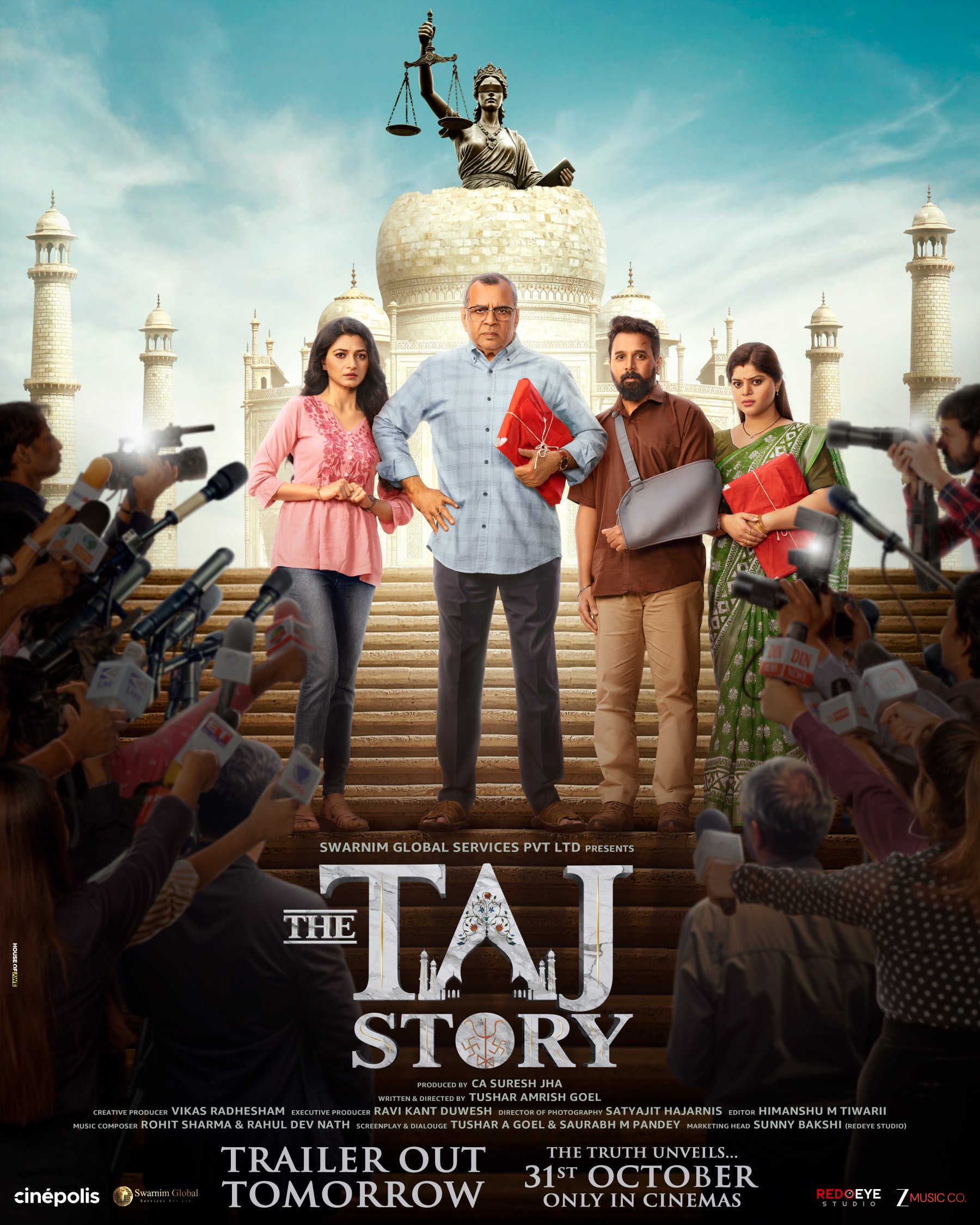 The Taj Story trailer announcement with cinematic visuals