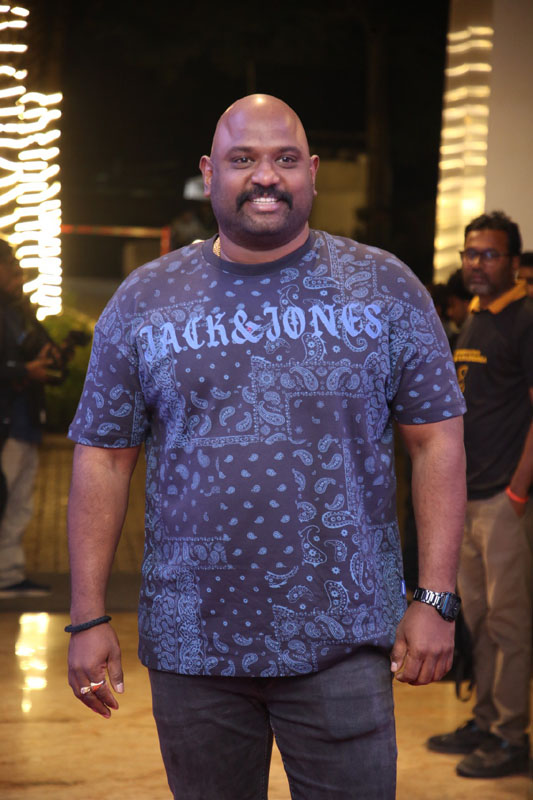 Jeevan Kumar posing for media