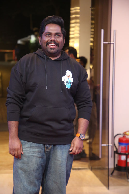 Viva Harsha posing for media