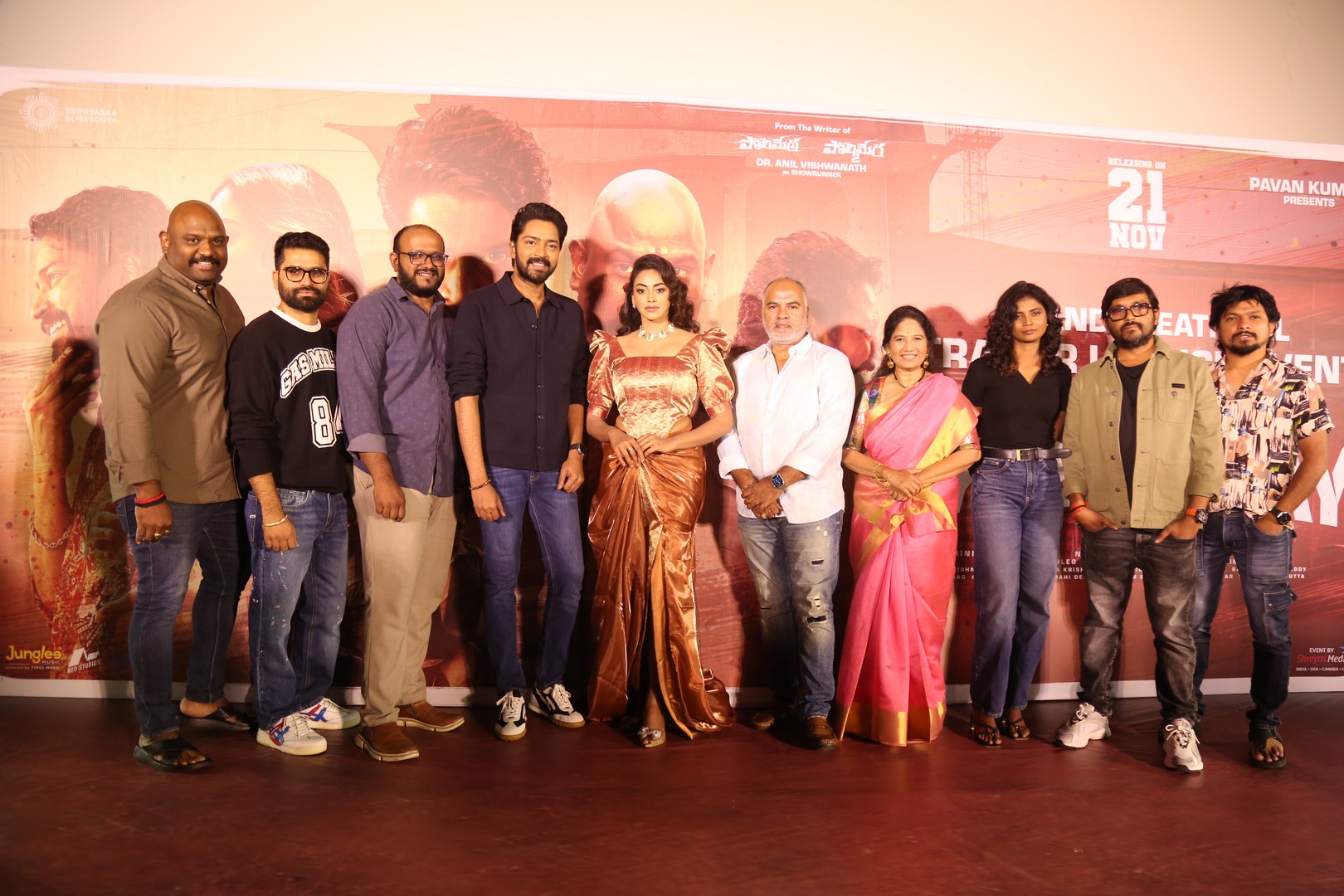 12A Railway Colony cast and crew group photo